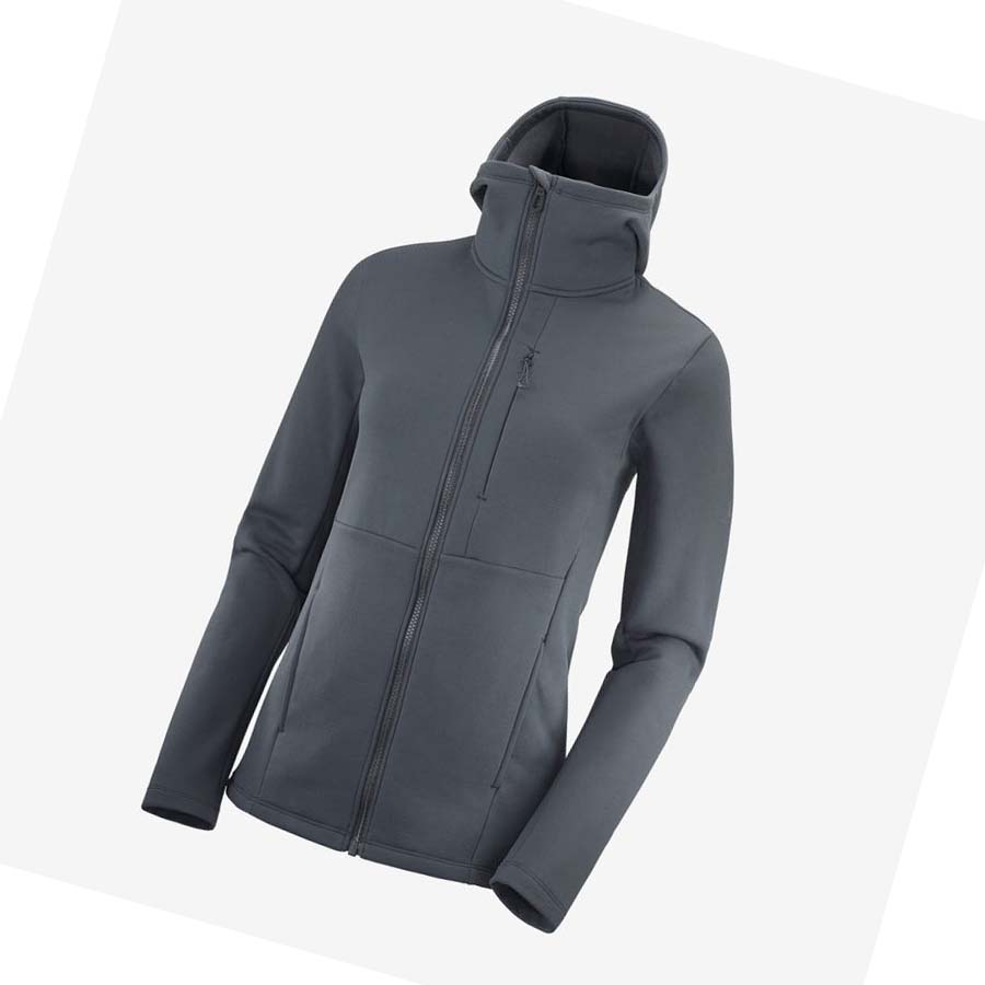 Sudadera Con Capucha Salomon ESSENTIAL XWARM Mujer Negros | MX 2504UZG